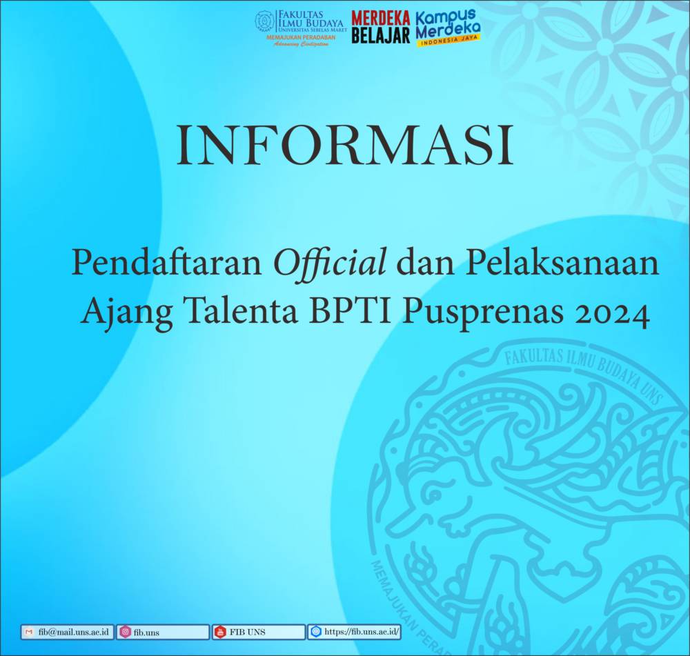 Pendaftaran Official dan Pelaksanaan  Ajang Talenta BPTI Pusprenas 2024